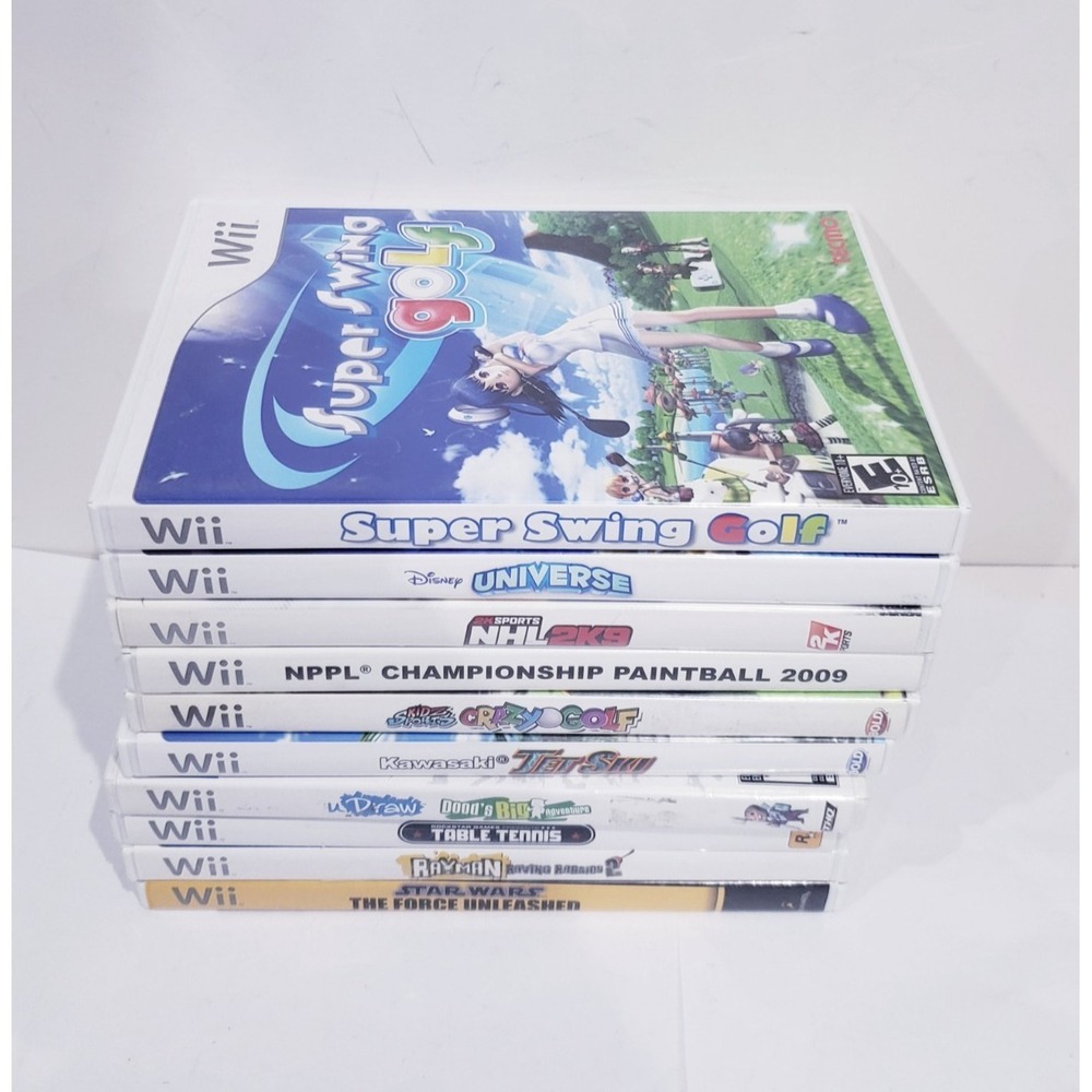 Lot of 10 Nintendo Wii Video Games - TESTED